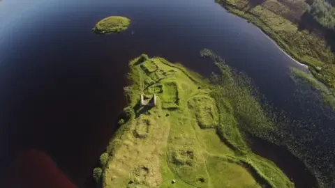 Historic Regal Fortress Revealed on Scottish Isle